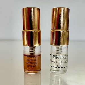 3 for $30 // Niche decants Byredo Vanille Antique Extrait and Diptyque Neroli